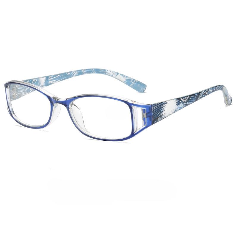 Women Men Reading Glasses Fashion Print Elderly Hyperopia Eyeglass Resin Anti Blue Light Prescription Eyewear