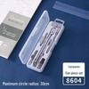 Deli 8601 Student Compass Set for Exams, Engineering & Technical Drawing