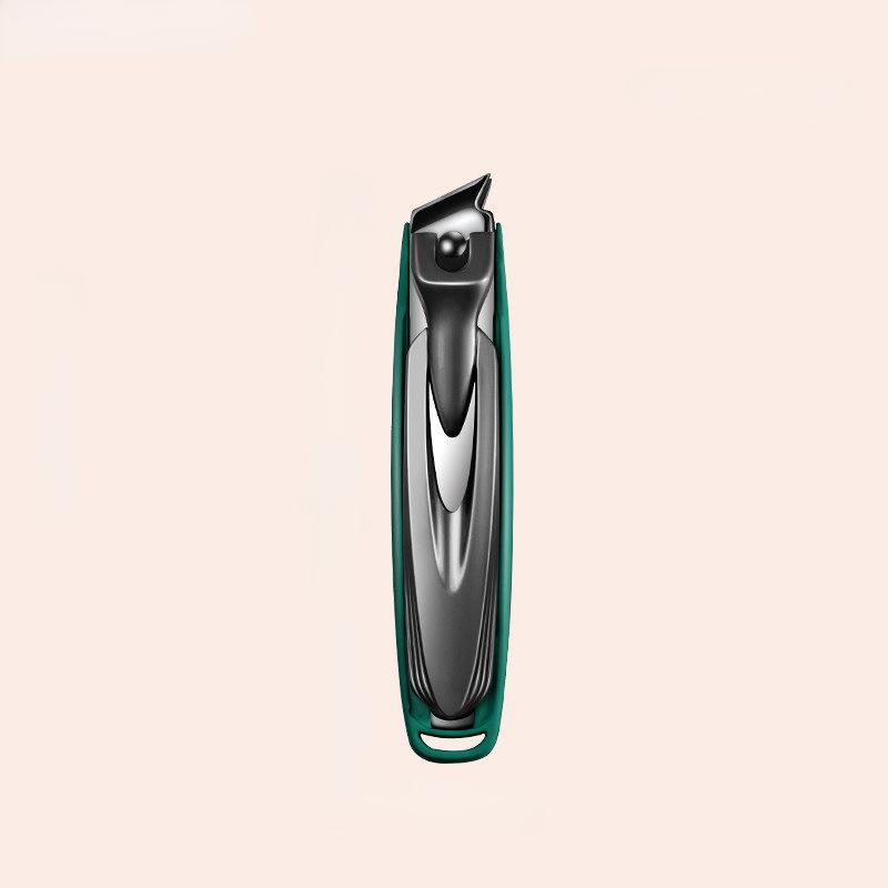 Slanted Nails Trimmer Ergonomic Stainless Steel Nail Clippers Precise Trimming Manicure Tool with Anti-splash for Colorful