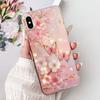 Per iPhone X XS Custodia Popolare Fiore Farfalla Morbido Trasparente Silicone Sottile Cover Posteriore Per iPhoneXS Max XR Custodia iPhoneX Bumper