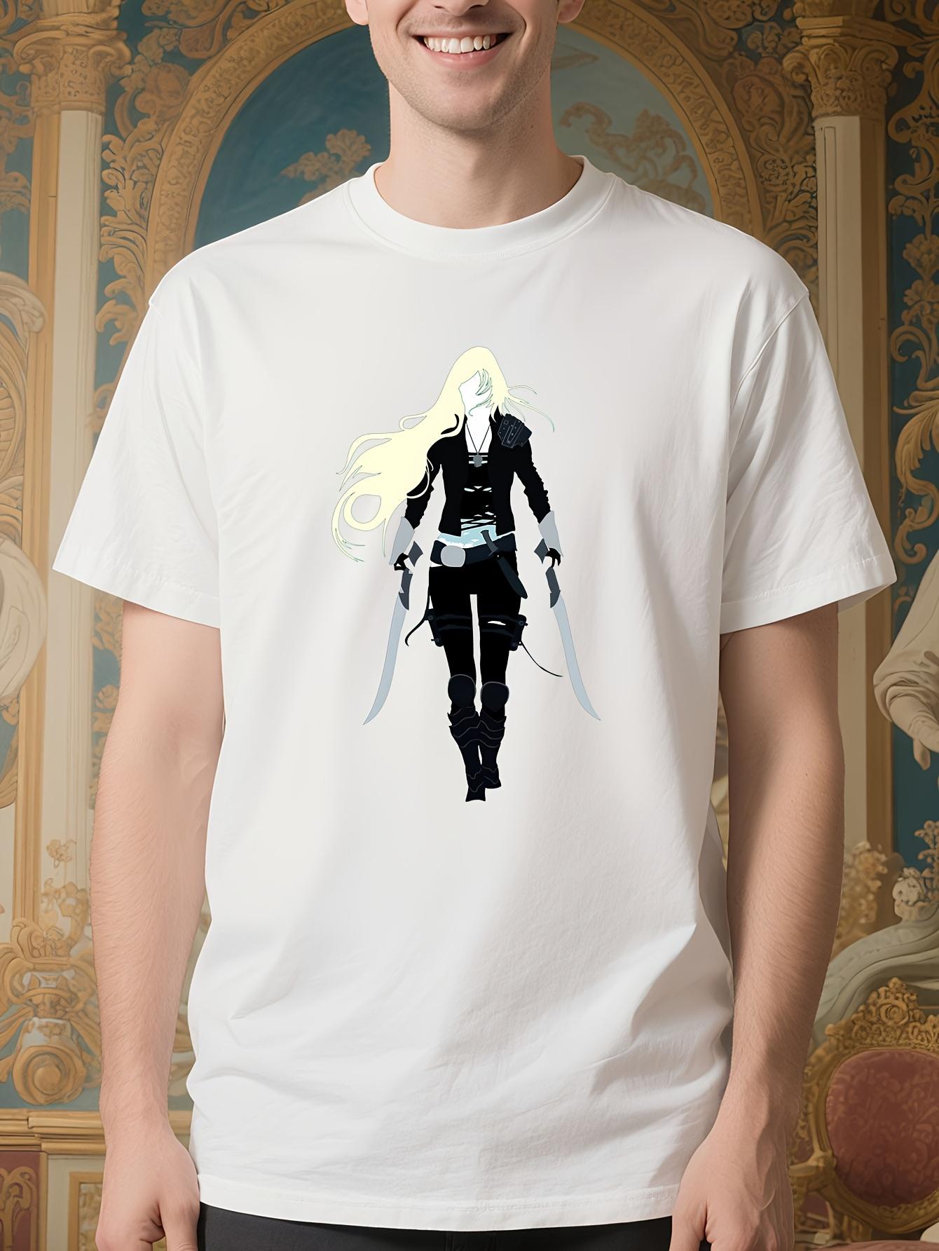 1pc Throne of Glass Celaena Sardothien Graphic Tee - Whit... S