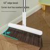 Foldable Broom and Dustpan Set with Scraper Comb