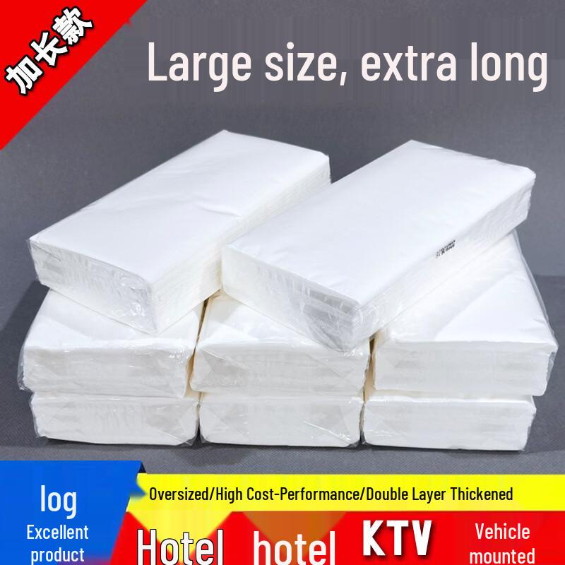Commercial 2-Ply Facial Tissues, Soft Pack