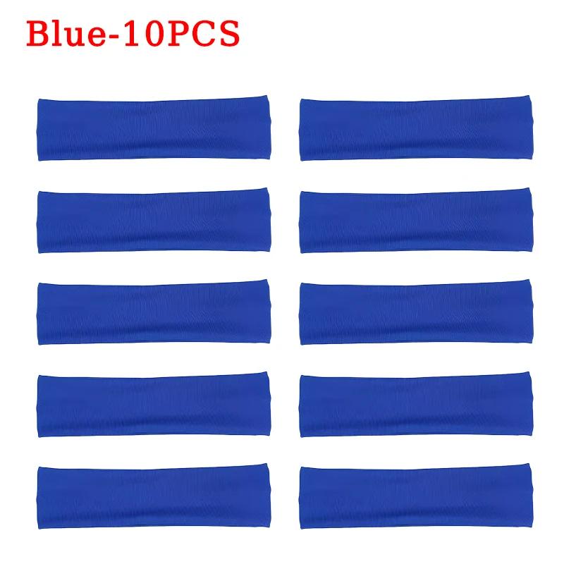 Korean Version of The Headband Sports Fitness Running Sweat-absorbing Headband Solid Colour Elastic Hair Band Yoga Hair Band