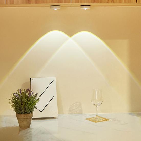 LED Light Brightness ABS Dual Mode Adjustable Compact Cabinet Light LED Sunset Projection