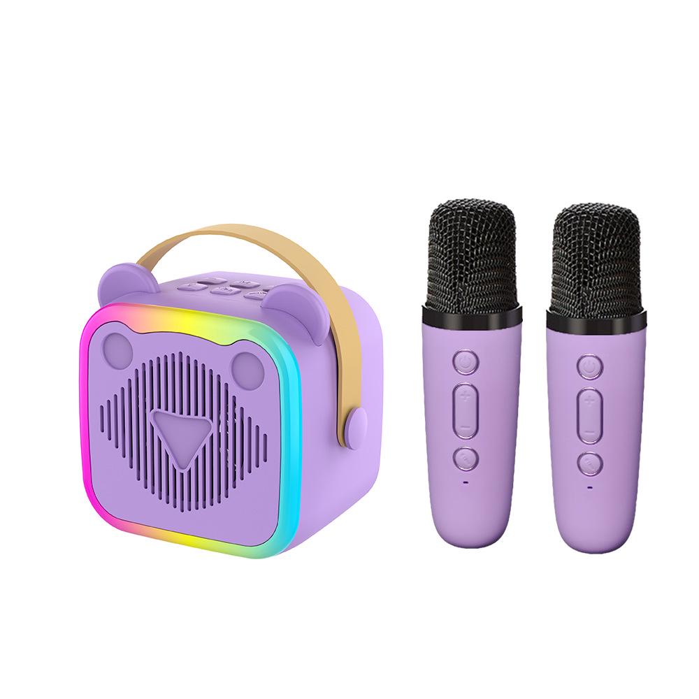 K10 All-in-One Bluetooth Karaoke-Lautsprecher & Mikrofon - Perfektes Gesangsgeschenk für Kinder (K12-Version)