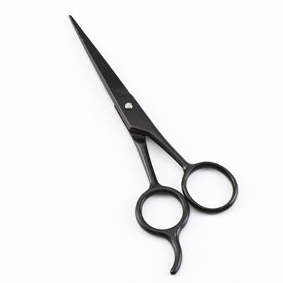Tijeras profesionales pequeñas negras de 4 '' para cortar el cabello, recortar la nariz, cortar el cabello, cortar las cejas y peluquero