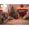 Christmas Tree Living Room Fireplace Photography Backgrounds Backdrops Photo Studio for Children Baby Portrait  Party Photocall