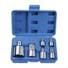 6 Pieces Square Ratchet Socket Adapter Drive Reducer Set Driver Conversions for Homes