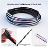 Universal Car Door Protective Rubber Strip - Anti-Collision, Anti-Scratch, Full Edge Decorative Strip for Prado 150