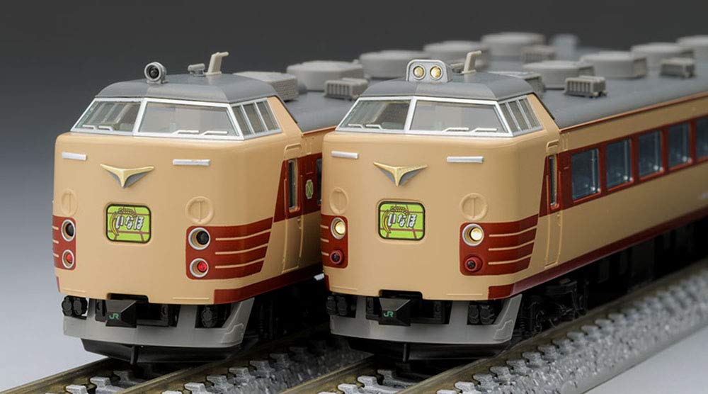 TOMIX N Gauge 485 Series Niigata Rolling Stock Center T18 Formation 6 Model Train Set, Cars, 98711,