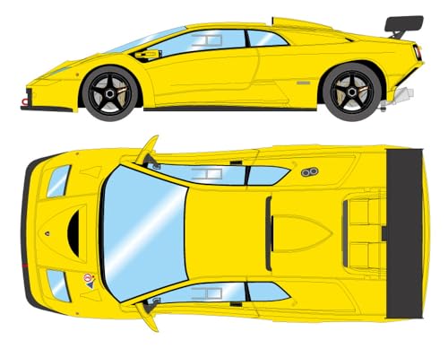 

Make-up EIDOLON 1/43 Lamborghini Diablo GTR 1999 Yellow Finished Model EM786A