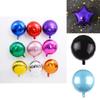 Inch Solid Colour Foil Balloons Heart Star Round Shape Perfect For Weddings And Birthday Parties**