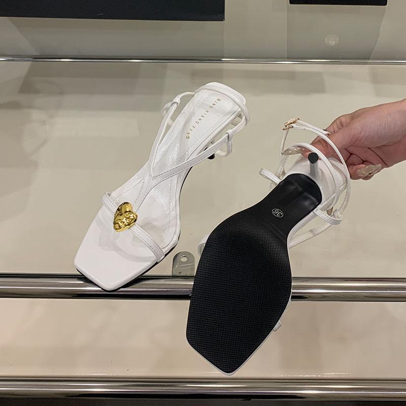 Fashion Female Slip On Footwear Pumps Women High Heels Shoes Slingbacks Fashion Pointed Toe Shallow Ladies Thin Heels Shoes