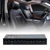 Vehicle Audio Equalizer 9 Band Adjustable DSP Chip Metal Case Subwoofer Output for Car Boat RV