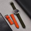Segeltuch Nylon/Silikon Schnellverschluss Uhrenarmband 18mm 19mm 20mm 21mm 22mm Für Uhr Samsung Galaxy Huawe