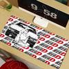 XXL HD Gaming Mouse Pad Nonslip PC Accessories Anime Initial D Keyboard Mats Large Office Desk mat Rubber Carpet protective pad