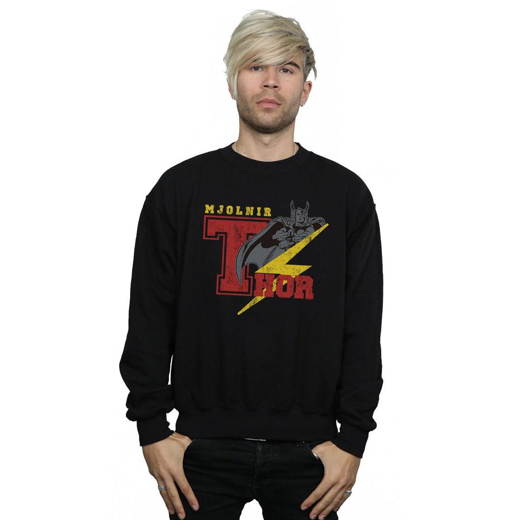 Marvel Mens Thor Mjolnir Sweatshirt