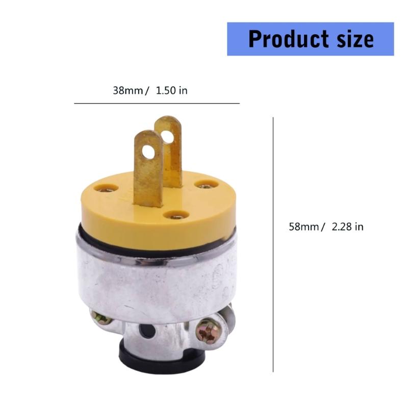 Male Female 15A NEMA L5-15P L5-15R Wiring Lock Connectors US Industry Plug Generator Control Power Receptacle Socket