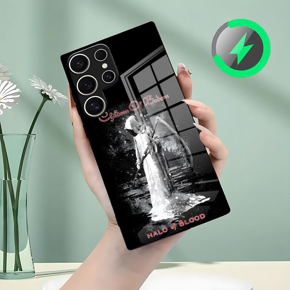 

C-Children Of Bodom Phone Case For Samsung S26 S25 S24 S23 S22 S21 S20 Edge Ultra Plus FE For Magsafe Glass Case Galaxy S20 FE