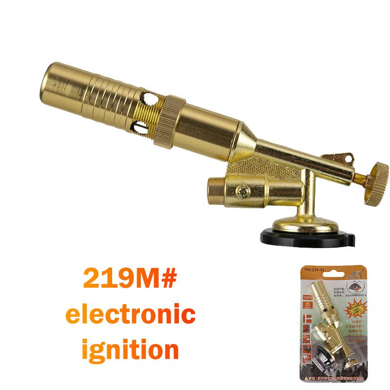 Outdoor Portable Butane Burner Flame Gas Torch For Camping Barbecue Metal Welding Heater Lighter Flame Gun For Cooking