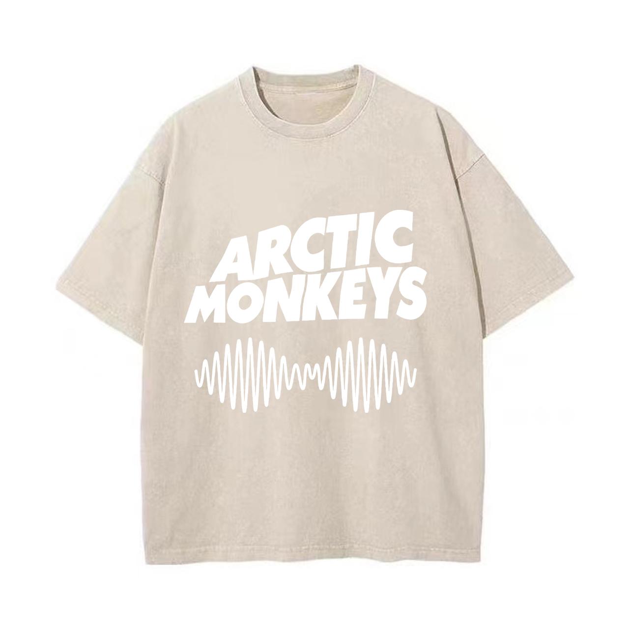 

Футболка в стиле Arctic Monkeys - винтажная футболка с принтом «Список альбомов» для мужчин и женщин, хип-хоп, панк, футболки с коротким рукавом, уличная одежда S