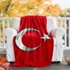 1pc TURKIYE Theme Blanket - Digital Print, Polyester, Cozy for All Seasons, Perfect for Outdoor, and Travel