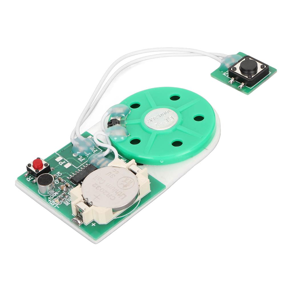 25 Second Recording Playback Module Key Recording Greeting Card Sound Recorder Board with Double Sided Tape