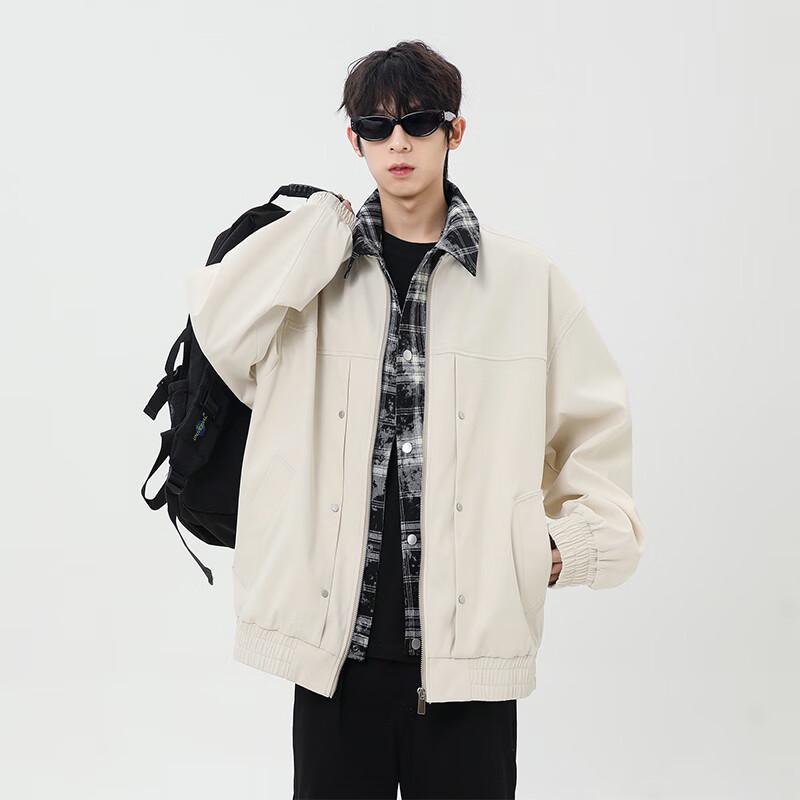 

VUUG Men s Faux Two-Piece Work Jacket 6XL