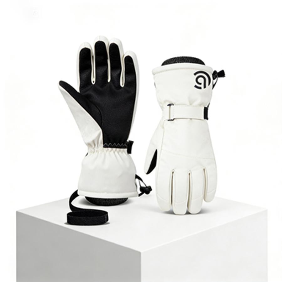 Waterproof Windproof Insulated Thermal Full Finger Ski Gloves Polyester Material for Winter Skiing Snowboarding Unisex