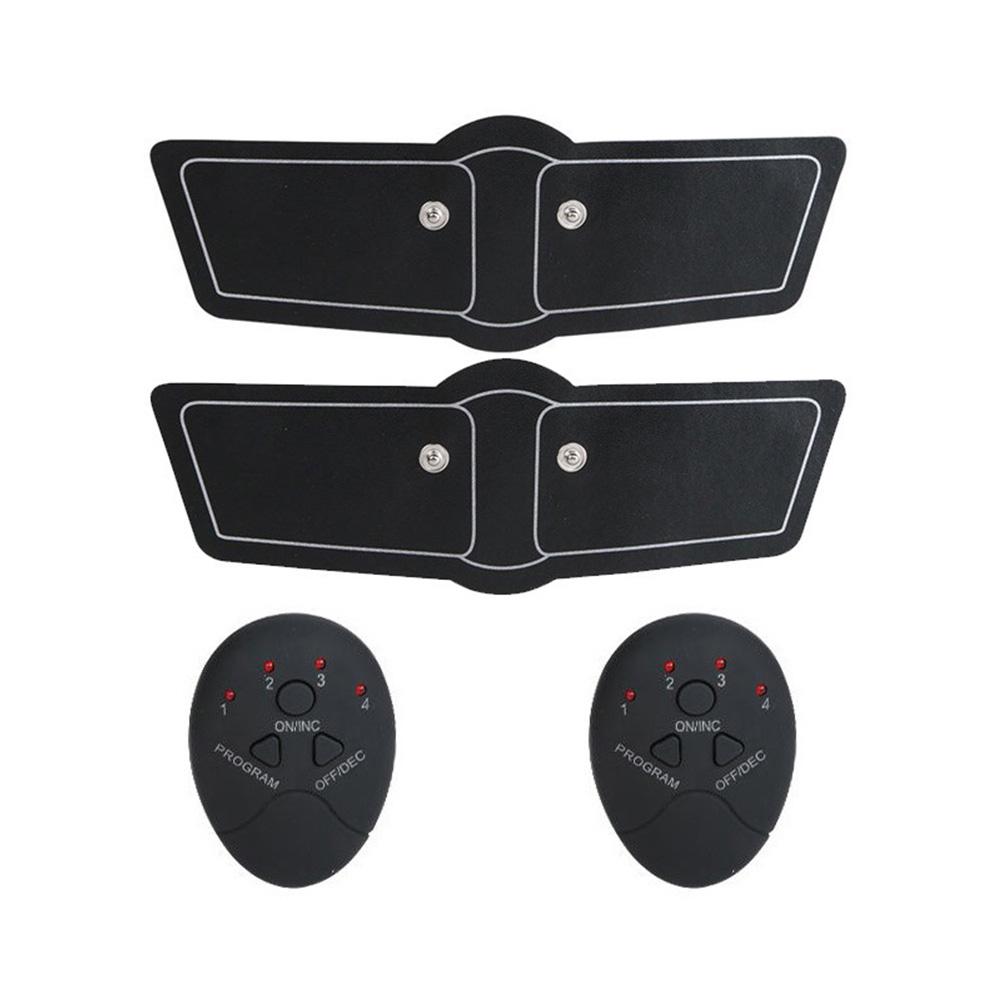 Durable And Safe Ems Abs Stimulator Hip Trainer Abdominal Exercise Fitness Body Slimming Massager Stickers Weight Loss Massager Muscle Stimulator