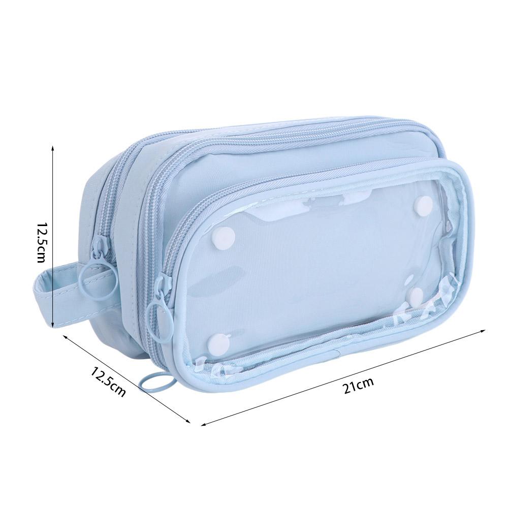 Large Capacity Detachable Pencil Case Storage Bag Stationery  Storage Bag Ita Bag Pouch  Lady
