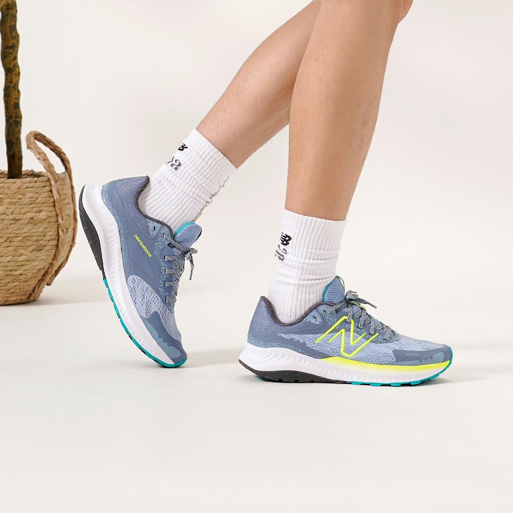 New Balance DynaSoft Nitrel V5 Retro Casual Fabric Low-Top Marathon Running Shoes Men sneaker Gray Blue MTNTRLY5
