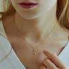Pearl Cubic Round Necklace (Silver 925) SHNE0004
