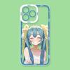 Kawaii Cartoon Hatsune Miku Shockproof Case for iPhone 17 Air 16 E 15 14 Plus 13 12 Mini 11 Pro Max Washable Silicone Edge Cover