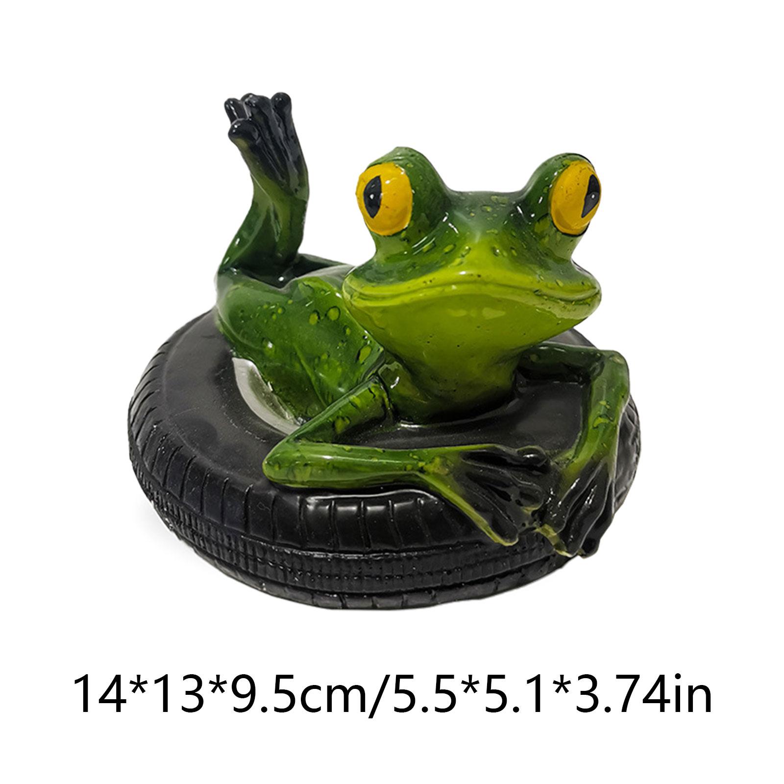 

Floating Pond Decoration Fun Lifelike Resin Animal Statue Garden Floating Decoration Type 3