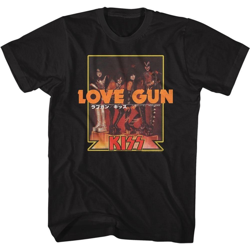 

KISS - Love Gun Japanese Text - Short Sleeve - Adult - T-Shirt S