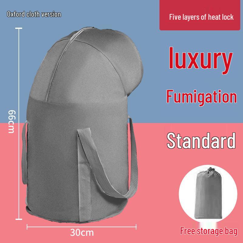 Portable Foldable Foot Bath Basin - Oxford Cloth, Insulated, for Travel or Dormitory Use