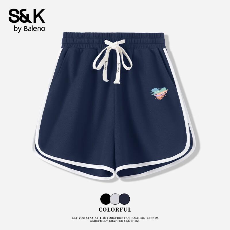 Baleno Women s Color-Block Casual High-Waist Shorts S