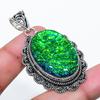 Natural Green Triplet Opal 925 Sterling Silver Jewelry Pendant 2.17" AP-14415