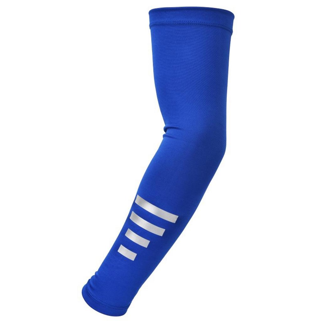 Reflective UV Protection Arm Sleeves For Outdoor Sports Breathable Spandex Fabric With Night Visibility Design