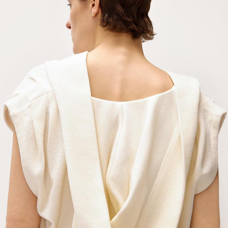 Less 2024 Spring Sleeveless Hooded Vest