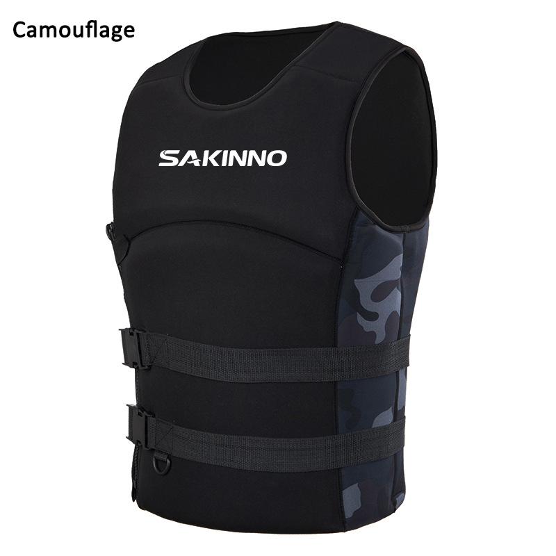 

Спасательный жилет для взрослых XS-3XL, спасательный жилет для водных видов спорта, спасательный жилет плавучести, спасательный жилет для моторной лодки, рыбалки, серфинга, аварийная куртка M камуфляжный