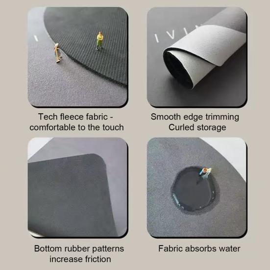 Scalloped Flower Rug Diatomaceous Earth Floor Mat Non-Slip Absorbent Bathroom Rug Floral Doormat for Home Kitchen Bedroom Entrance