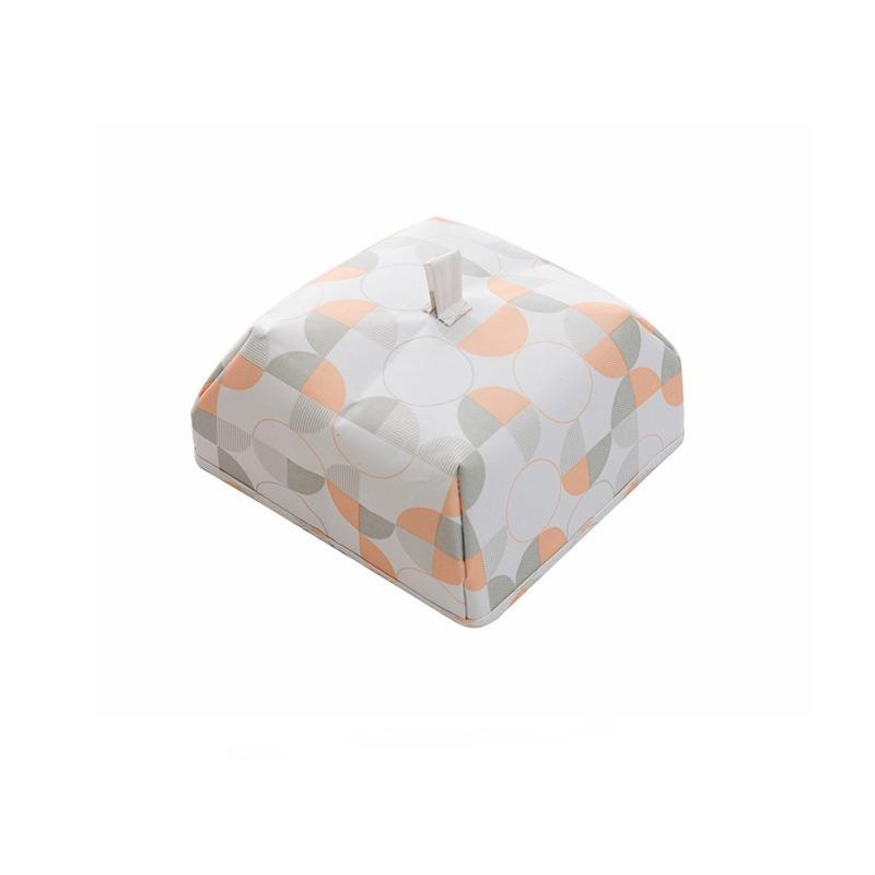 

1 шт. обеденный стол, крышка для еды, алюминиевая фольга, крышки для еды, складные изолированные термочехлы для еды, аксессуары для дома и кухни S серебряный