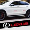 For Lexus FSPORT IS200 ES300h ct200h RX350 IS300h IS250 NX GX Car Styling Body Door Window Trunk Sticker Decor Auto Accessories