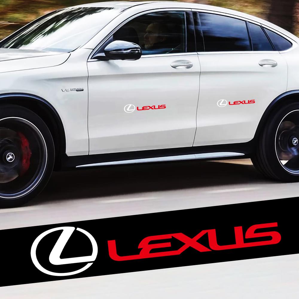 For Lexus FSPORT IS200 ES300h ct200h RX350 IS300h IS250 NX GX Car Styling Body Door Window Trunk Sticker Decor Auto Accessories