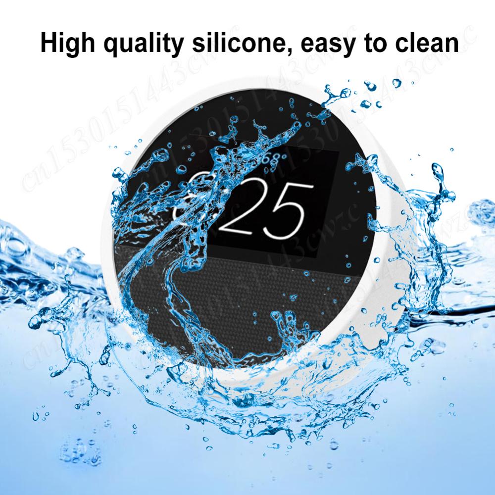 Silicone Cover Case for Amazon Echo Spot 2026 Smart Speaker Case Silicone Protective Case Drop Protection Dustproof Cover