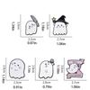 Cartoon Kleiner Geist Brosche Zink Zinklegierung Niedlich Halloween Dekoration