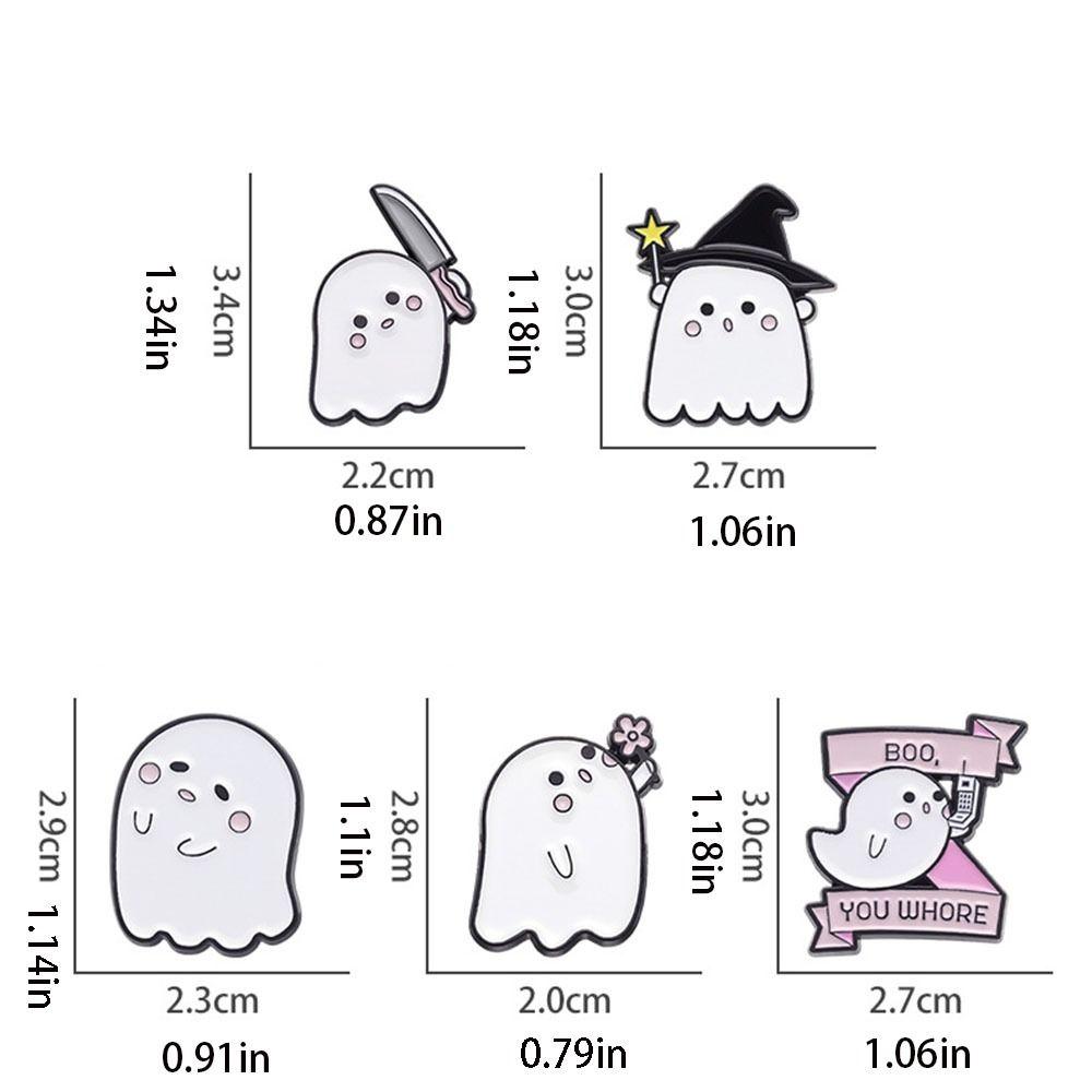 Cartoon Kleiner Geist Brosche Zink Zinklegierung Niedlich Halloween Dekoration